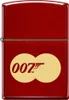 Zippo Benzin-Feuerzeug metallic red gelasert, 007 James Produktbild-Vorschau 1