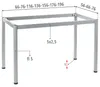 Metalen frame NY-A057/O, ronde poot met een diameter van 5 Productafbeelding-voorbeeld 2