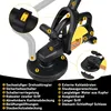 3800W Betonschleifer inkl. Lange Handgriff, Betonfräse Produktbild-Vorschau 2