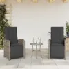 Two outdoor chairs and a small table on a patio. Produktbild-Vorschau