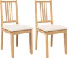 vidaXL Chaises de salle à manger avec coussins 2 pcs. Voir les images du produit 1