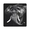 MuchoWow® Mauspad Mousepad Elefant - Zähne - Schwarz - Weiß Produktbild-Vorschau 1