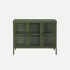 sweeek - Industrielles Sideboard aus Metall und gehärtetem Produktbild-Vorschau 2