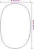 A diagram showing the dimensions of an oval mirror. Produktbild-Vorschau