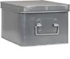 LABEL51 Aufbewahrungsbox Media 27x21x16 cm L Antik-Grau Produktbild-Vorschau 1