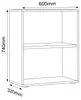 VCM Holzregal stehend | platzsparender Aktenschrank | Maße Produktbild-Vorschau 5