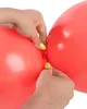 Luftballons mit Verbindungsstück, 28 cm, Pastell Mohnrot (1 Produktbild-Vorschau 6