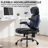 HOFFREE Ergonomischer Bürostuhl 200kg Chefsessel Kunstleder Produktbild-Vorschau 3