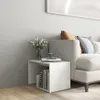 vidaXL Odkládací stolek bílý 59x36x38 cm materiál na bázi Náhled obrázku produktu 2