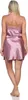 Damen Negligé Satin Nachtkleid Reizwäsche mit Spitze; Produktbild-Vorschau 2