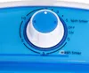 Close-up of a blue and white washing machine control panel with timers. Produktbild-Vorschau