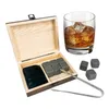 Whisky Kühlsteine Set – 9 Naturstein Würfel in Holzbox, Produktbild-Vorschau 3