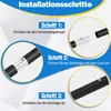 Faziango 2pcs Zeltstangen 2m Schwarz Tarpstange Sonnensegel Produktbild-Vorschau 5