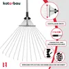KOTARBAU® Laubrechen mit Stiel Fächerbesen verstellbar Produktbild-Vorschau 4