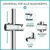 Duschstange 90cm rostfrei mit Seifenhalter - Brausestange Produktbild-Vorschau 3