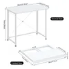 Klapptisch - 80x45x74cm Schreibtisch Bürotisch Produktbild-Vorschau 2