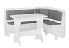 Eckbankgruppe 2-tlg. RHODOS 150x110 cm, grau-weiß aus Produktbild-Vorschau 1