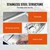 Collage of images showing features of a stainless steel sink. Náhled obrázku produktu
