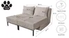 A diagram showing the dimensions and features of a sofa. Produktbild-Vorschau