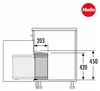 Hailo Uno 3418. Collecteur de déchets, blanc. - Poubelle Voir les images du produit 6
