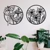 Wallity, Mucbir, decorazione murale, nero, metallo, 100 x Anteprima dell’immagine prodotto 1