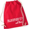 Huuraa Turnbeutel Organspender mit Herz 12 Liter Classic Produktbild-Vorschau 1