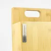 Magnetický blok na nože pevný bambusový držák na nože + Náhled obrázku produktu 5