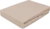 A folded beige fitted sheet is shown on a white background. Náhled obrázku produktu