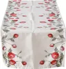 Tafelloper aardbei polyester 40x142cm Produktbild-Vorschau 2
