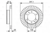2x BOSCH Bremsscheibe 0 986 479 A96 für TOYOTA HILUX Produktbild-Vorschau 3
