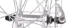Hi-Point-Vorderrad 28x1 5 8x1 3 8. Aluminium Rand, Silber. Produktbild-Vorschau 2