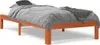 Design Massivholzbett Wachsbraun 90x190 cm Kiefer, Produktbild-Vorschau 1