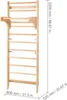 A wooden climbing wall with dimensions indicated. Produktbild-Vorschau