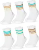 Occulto Herren Retro Tennissocken 6er Pack (Modell: Roger) Produktbild-Vorschau 1