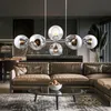 NOWA Hängeleuchte Metall Nickel matt, Glas rauchfarben, Produktbild-Vorschau 8