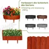 GARDENIX Bordure de parterre 2,3 m aspect bois, bordure de Voir les images du produit 9