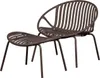 Bruce Garten Lounge Sessel + Hocker Pp/Metal Lila/Braun Produktbild-Vorschau 1