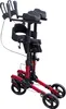 Aidapt leichter Unterarmrollator - rot - 4 Räder Produktbild-Vorschau 3