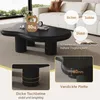 okwish Wolkenform Kaffeetisch mit Filzunterlagen,Couchtisch Produktbild-Vorschau 5