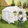ACXIN 3MX4M Blanc : Pavillon de jardin multifonctionnel Voir les images du produit 6