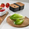 ZELLER box na občerstvenie plastový, bambusový čierny Náhľad obrázku produktu 10
