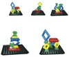 Trojuholníkové puzzle so základňou, 24 dielikov + základňa Náhľad obrázku produktu 2