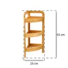5Five Simply Smart Étagère d'angle à 3 niveaux, Étagère de Voir les images du produit 4