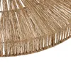 A close-up view of a woven jute lampshade. Podgląd zdjęcia produktu