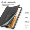 A diagram showing the layers of a tablet case. Produktbild-Vorschau