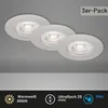 Briloner LED Einbauleuchte Kulana chrom-matt Ø 9 cm Produktbild-Vorschau 2