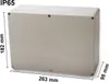 ABS Leergehäuse 263x182x95mm 85-261809G Produktbild-Vorschau 3