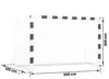 Bramka do piłki nożnej 300 x 200 x 120 cm NS-465 Podgląd zdjęcia produktu 6