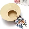 Sonnenhut Strohhut Strohhut Damen Sommer Strand Urlaub Produktbild-Vorschau 3