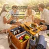 SÄNGER Picknickkorb Borkum mit integriertem Tisch & Produktbild-Vorschau 4